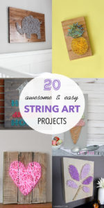 20 Awesome & Easy String Art Projects