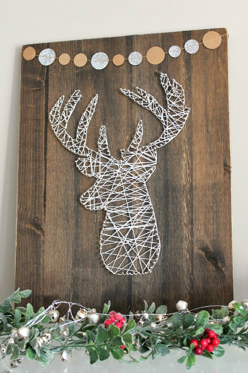 Deer Head String Art