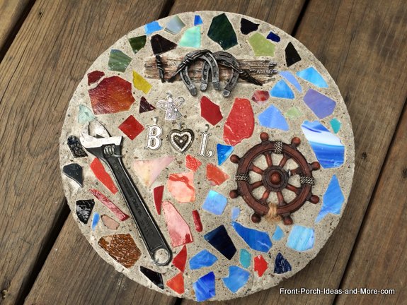 Stained Glass Stepping Stone