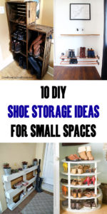 10 Clever DIY Shoe Storage Ideas For Small Spaces