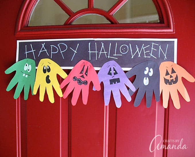 Halloween Handprint Ghoul Banner