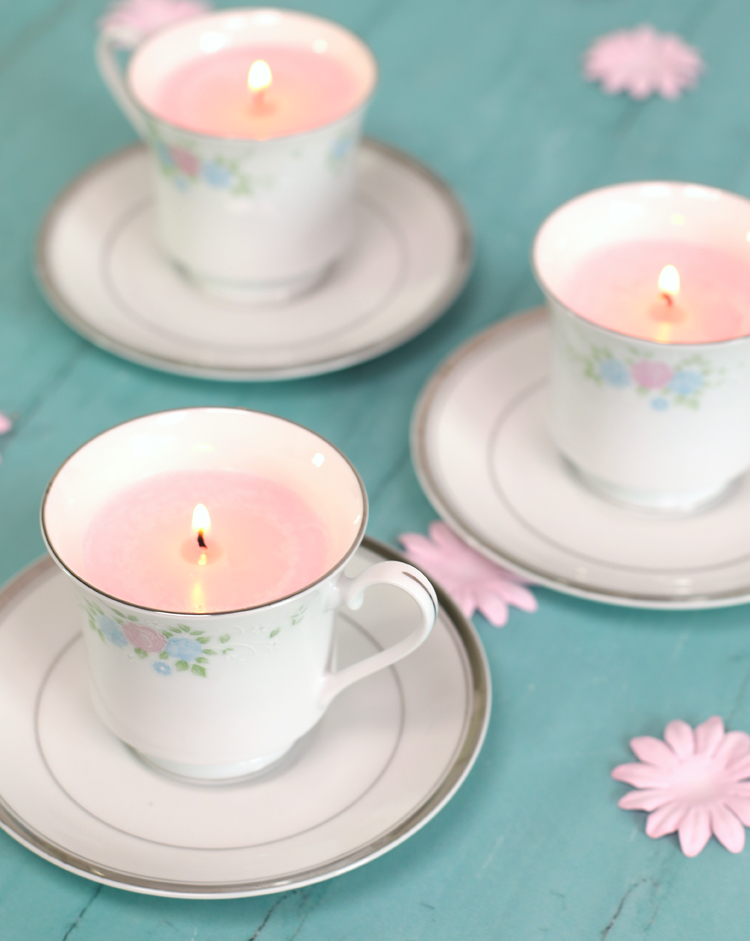 Tea Cup Candles