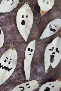 Spooky Ghost Leaves