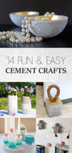 14 Fun and Easy Cement Crafts