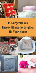 15 Gorgeous DIY Throw Pillows to Brighten Up Your Home