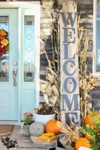 Huge Front Porch Welcome Sign