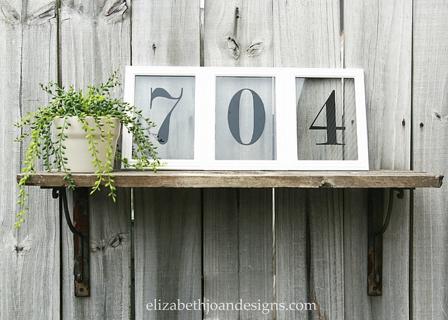 Picture Frame House Numbers