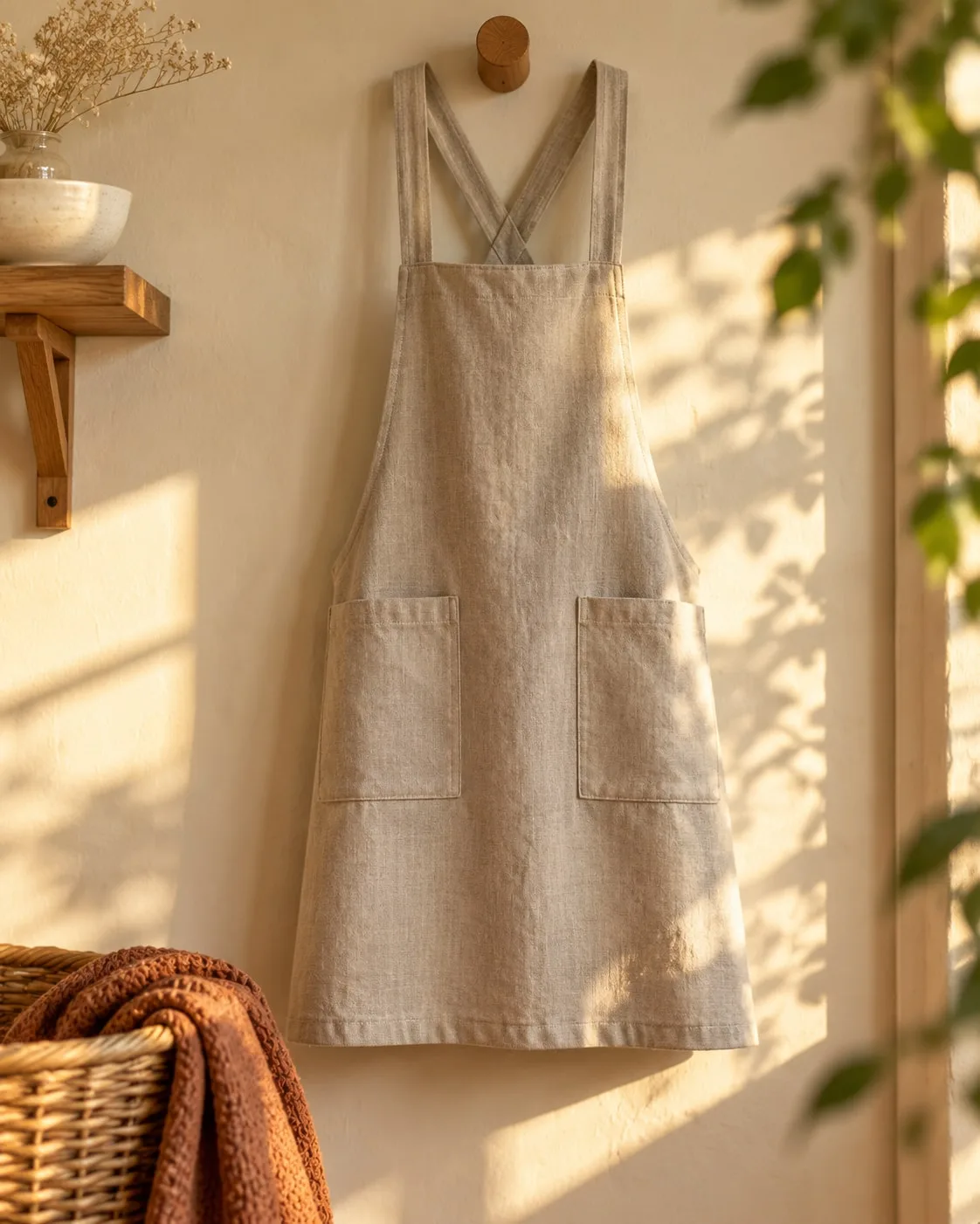 Cross-Back Apron, sewing pattern