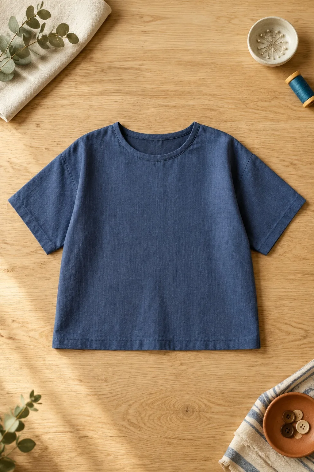 Boxy Woven Tee, sewing pattern