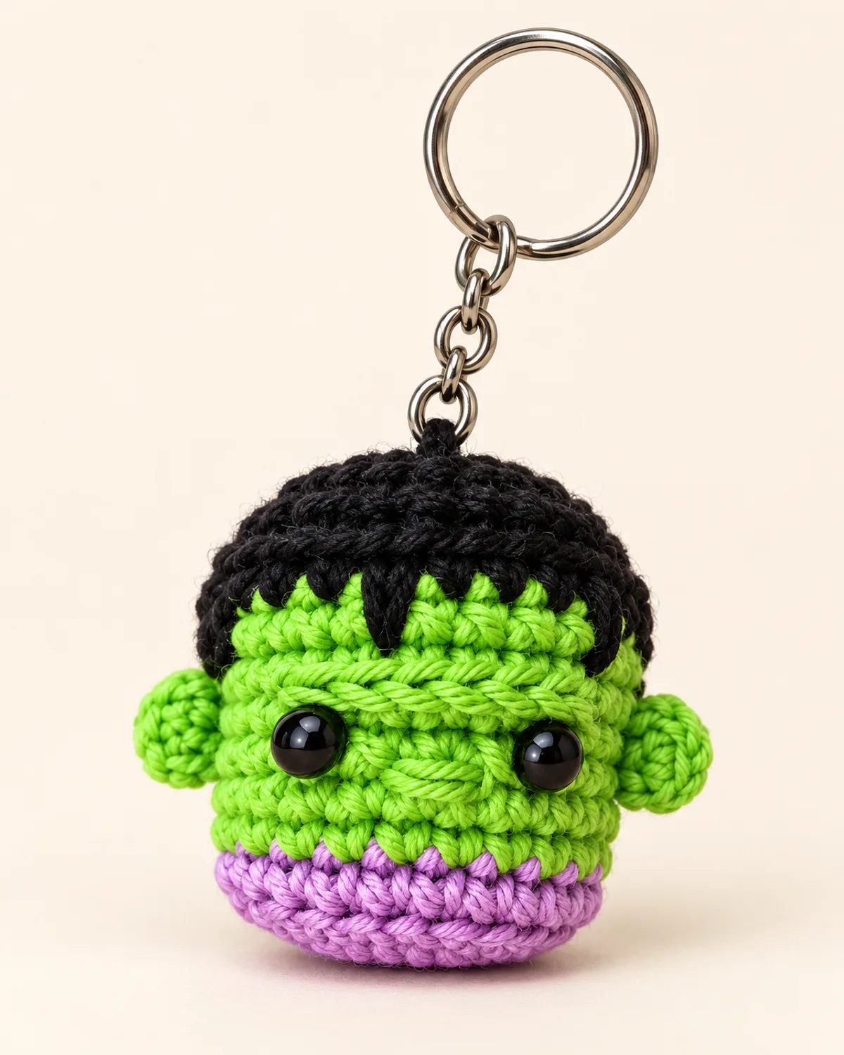 Frankenstein Keychain, crochet pattern