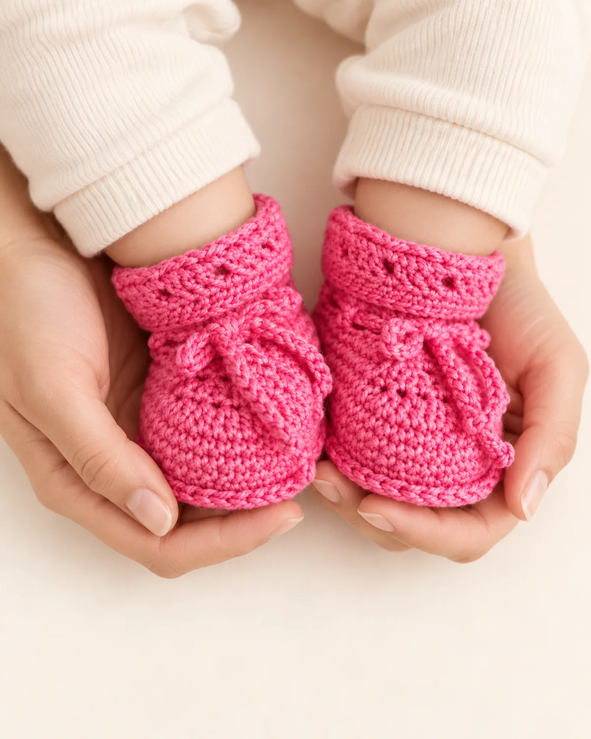 Baby Booties, alternate view in use