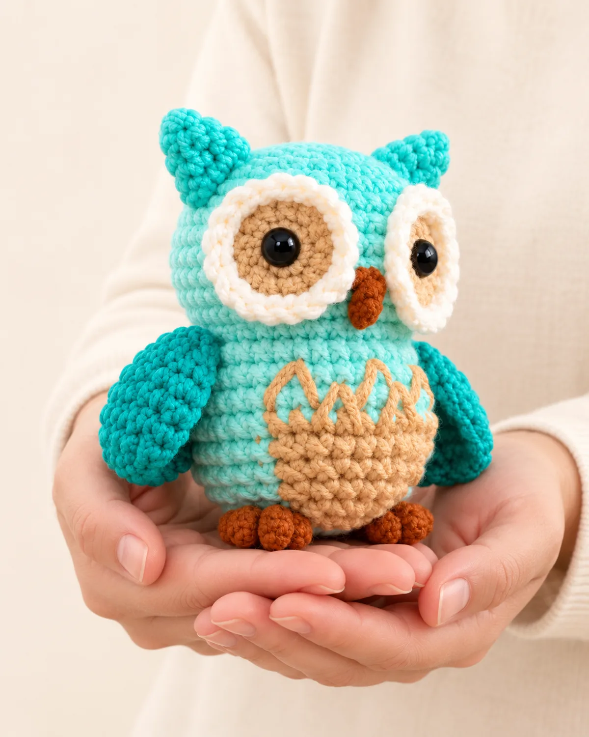 Forest Owl, side three-quarter view in use