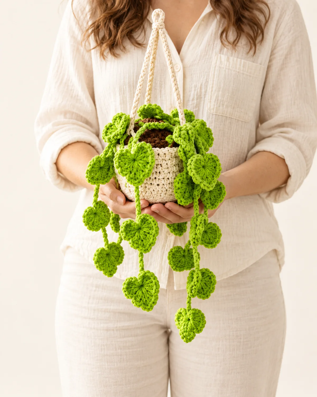 Hanging Plant, front three-quarter view in use