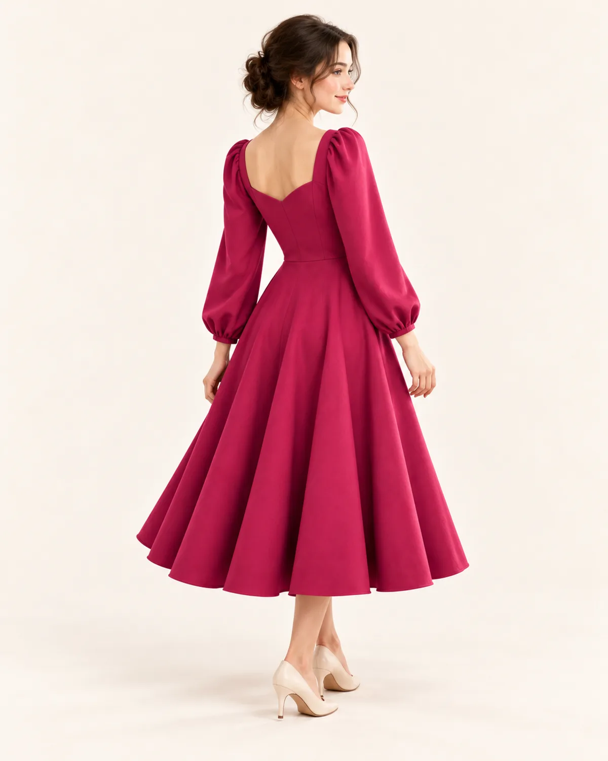 Sweetheart Dress, alternate view in use