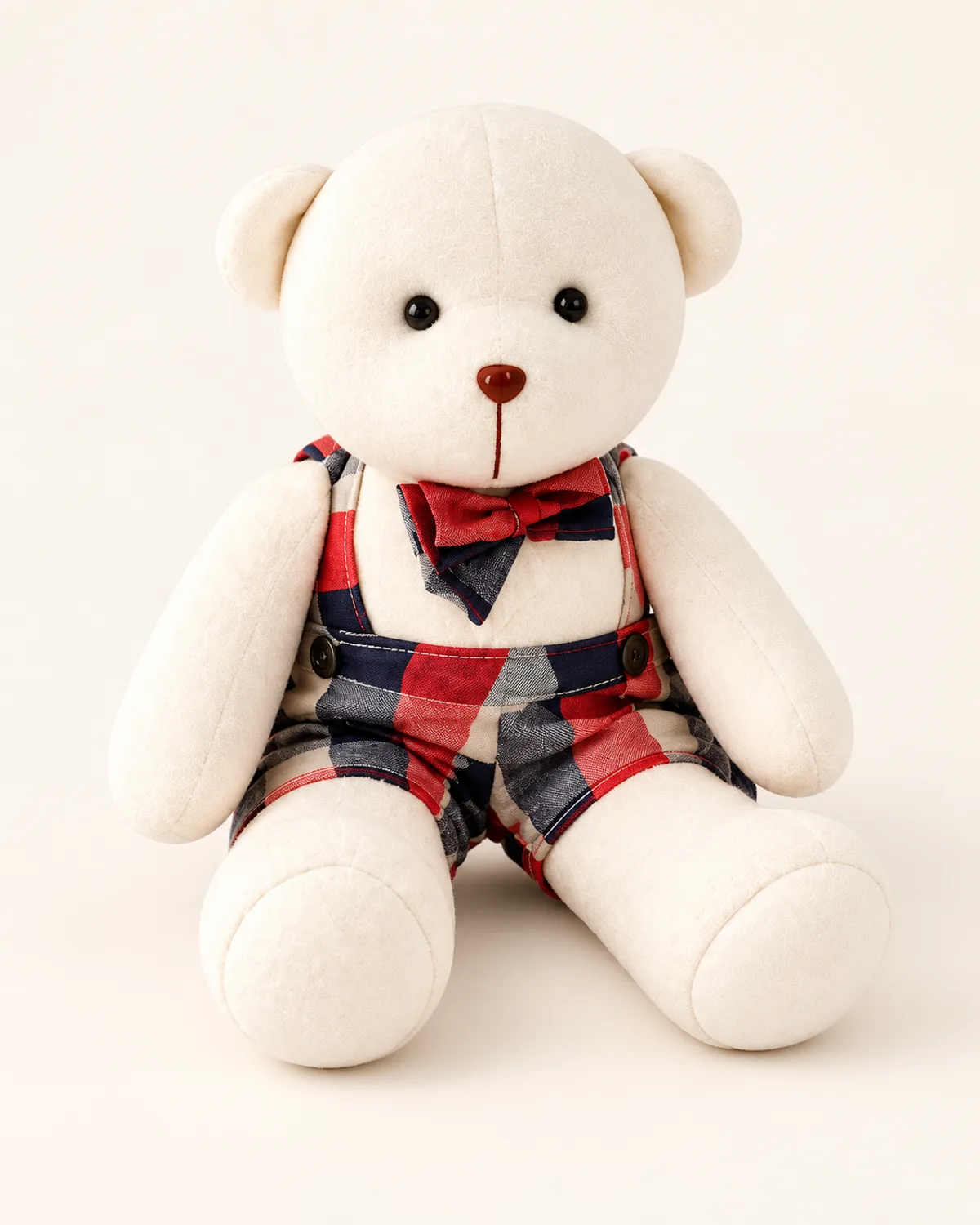Keepsake Memory Bear in Overalls, sewing pattern