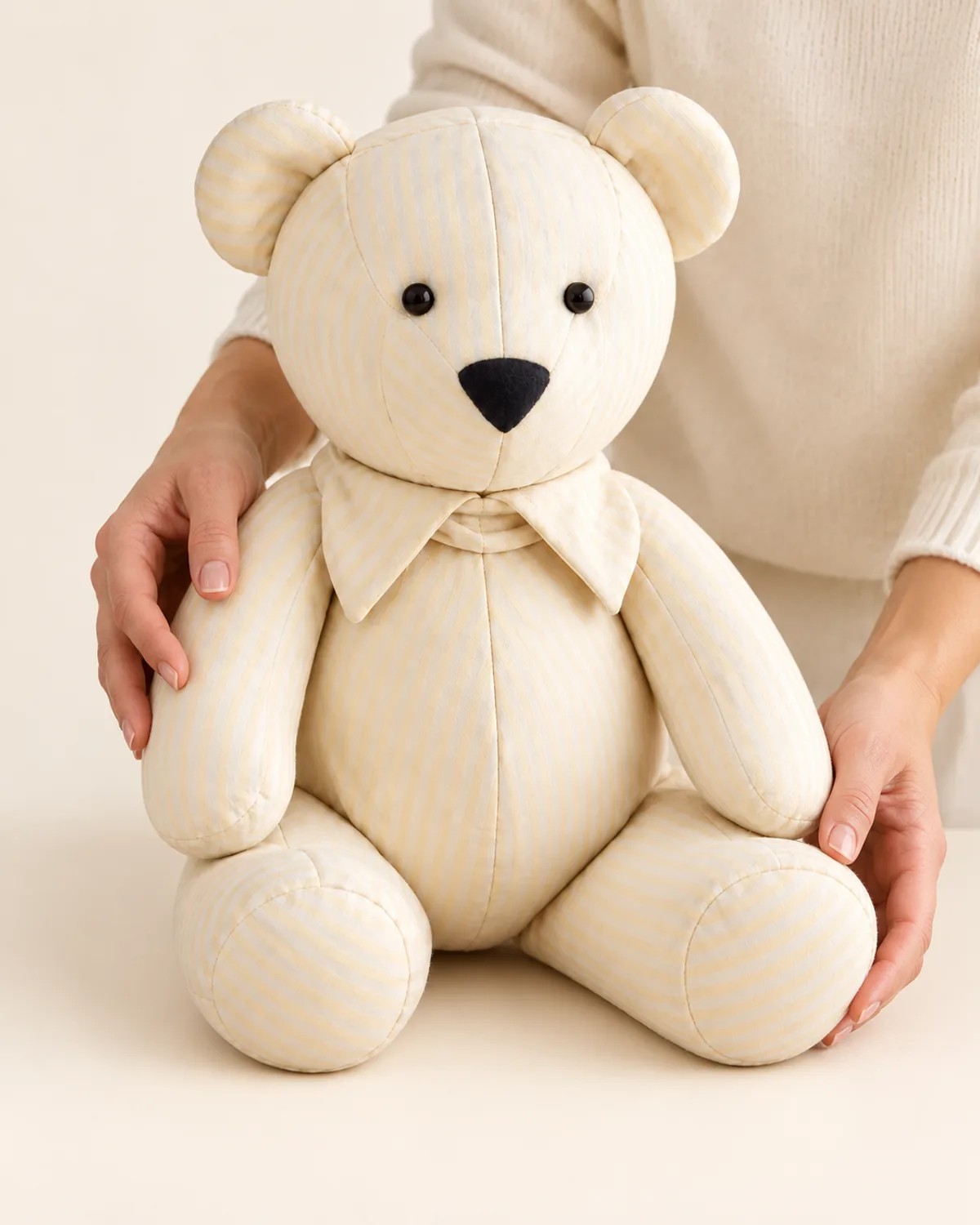Classic Memory Bear, alternate view in use