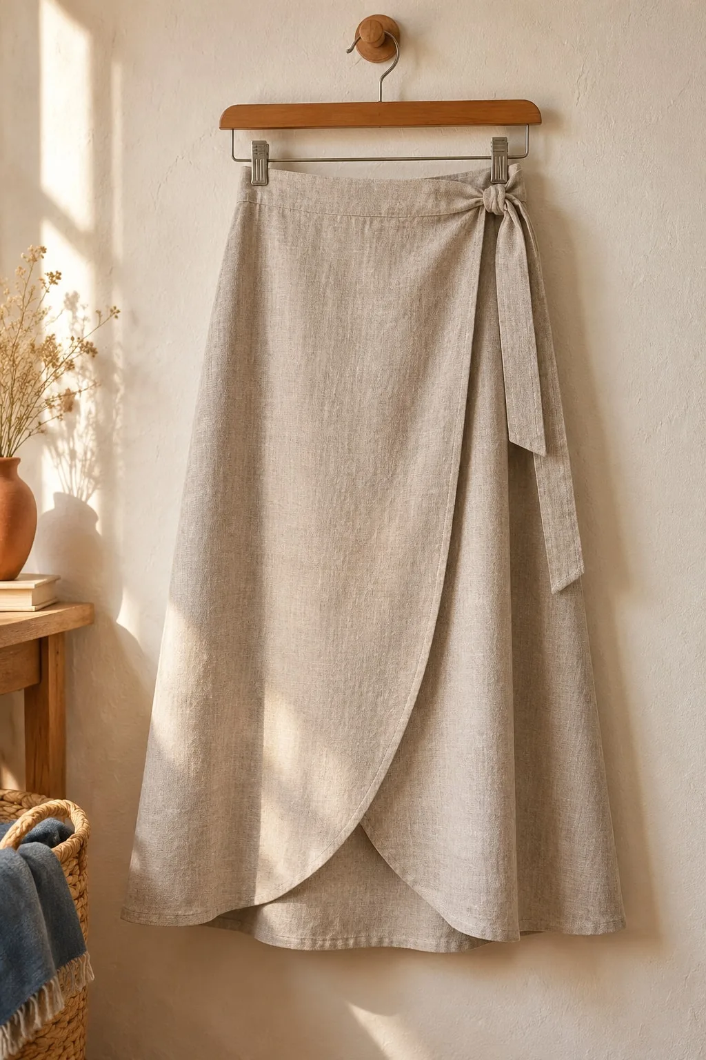 Linen Wrap Skirt, sewing pattern